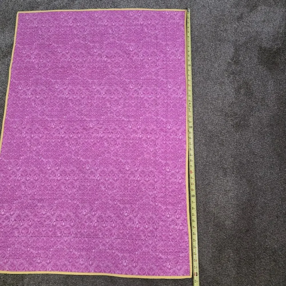 Handmade Sue Marsh‎ Caterwauling Tales Cat Baby Toddler Quilt Wall Hanging 48x34